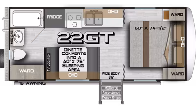 2025 Northwood Arctic Fox Edge 22GT 2
