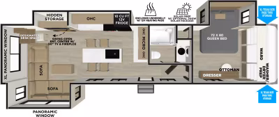 2027 Forest River Hemisphere Travel Trailers 323RLI 1