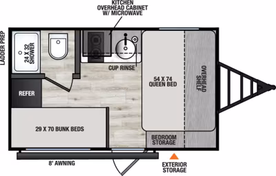 2026 Forest River Viking Travel Trailers 12BH