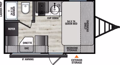 2026 Forest River Viking Travel Trailers 12RD 1