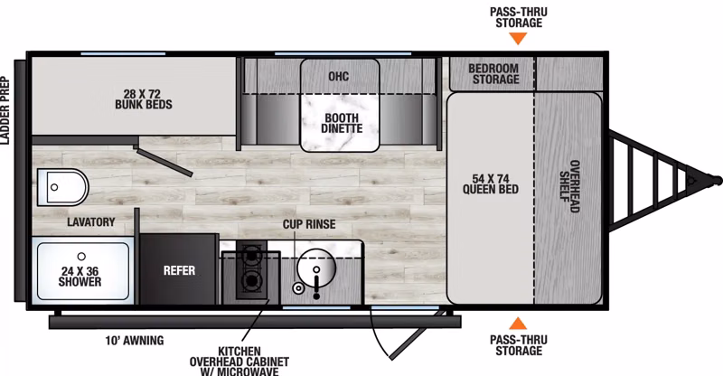 2027 Forest River Viking Travel Trailers 17BH - Image 1