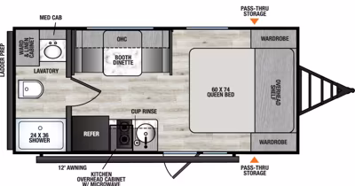 2027 Forest River Viking Travel Trailers 17FQ 1