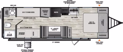 2027 Forest River Viking Travel Trailers 25QBH 1