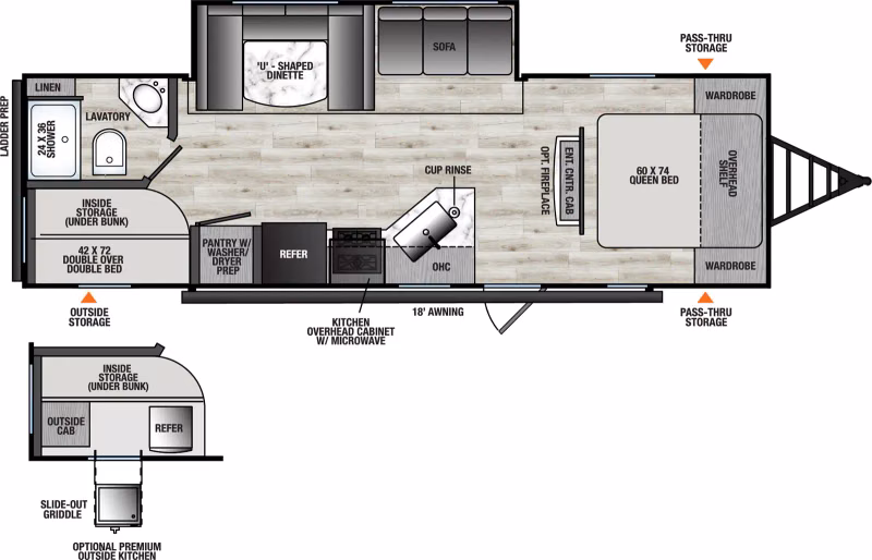 2026 Forest River Viking Travel Trailers 262DBS - Image 1