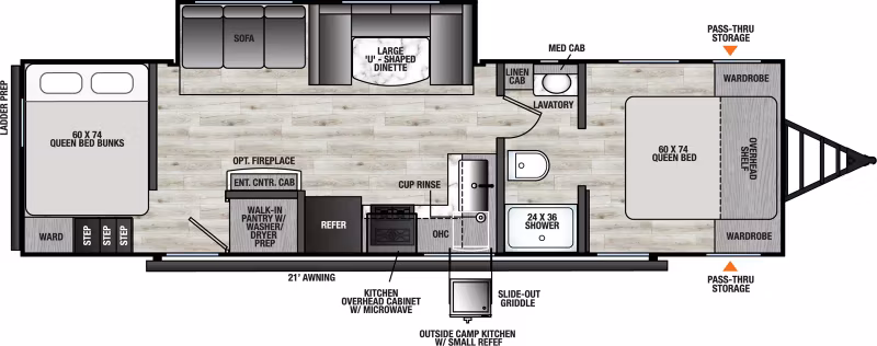 2026 Forest River Viking Travel Trailers 282TQS - Image 1