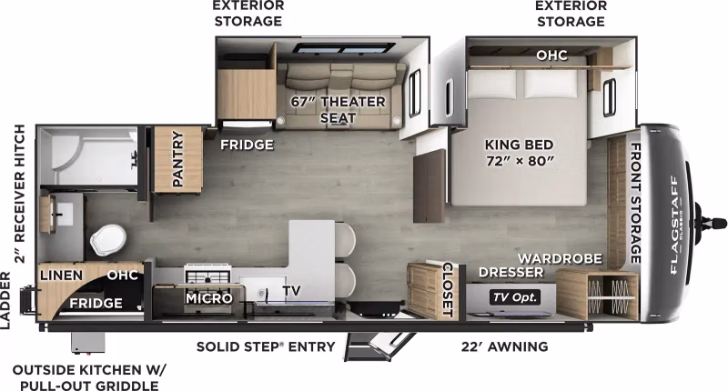2027 Forest River Flagstaff Classic Travel Trailers 826KBS - Image 1