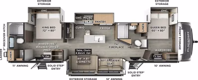 2026 Forest River Flagstaff Classic Travel Trailers 842DB