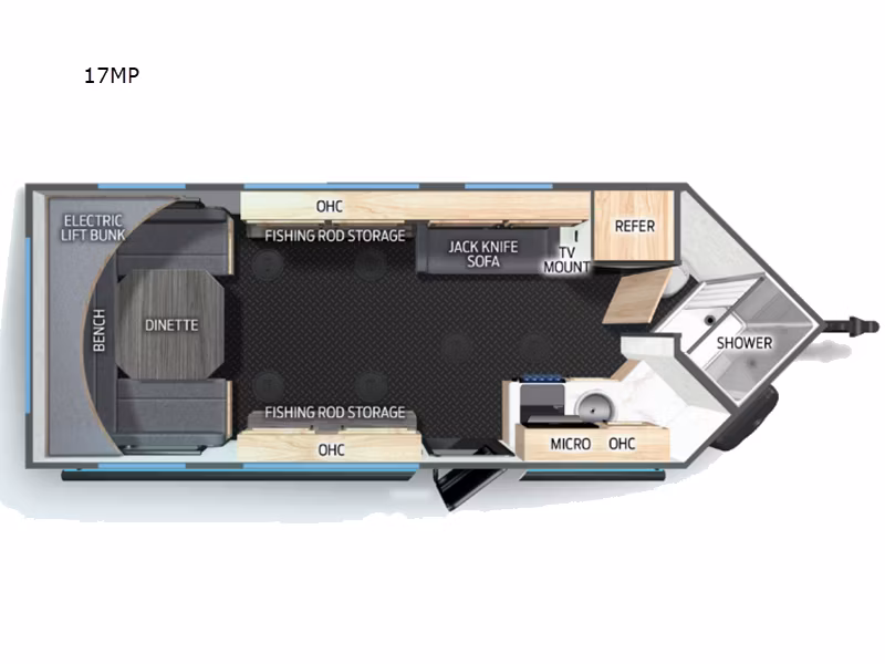 2027 Forest River Cherokee Grey Wolf Fish House 17MP - Image 1