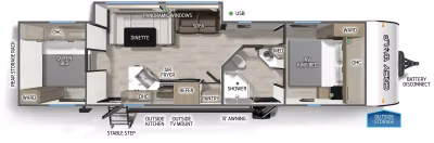 2027 Forest River Cherokee Grey Wolf Travel Trailer 29QB