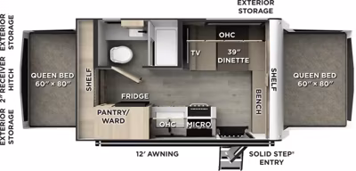 2027 Forest River Flagstaff Shamrock 17E