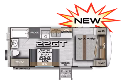2027 Northwood Arctic Fox Edge 22GT 2