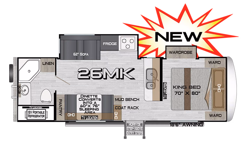 2027 Northwood Arctic Fox Edge 26MK - Image 2